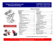 Waterous Eclipse ES Installation Instructions Manual