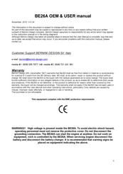 Bernini BE26A Oem & User Manual