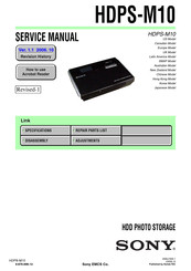 Sony HDPS-M10 Service Manual