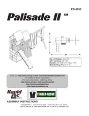 Swing-N-Slide Palisade II Assembly Instructions Manual