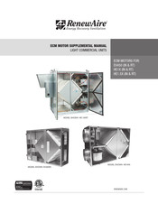 RenewAire HE1X-IN ECM Supplemental Manual