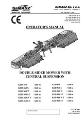 SaMASZ KDD 860 S Operator's Manual