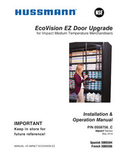 Hussmann EcoVision EZ Door Upgrade Installation & Operation Manual