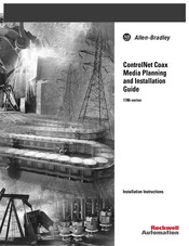 Rockwell Automation Allen-Bradley ControlNet 1786 Series Installation Instructions Manual