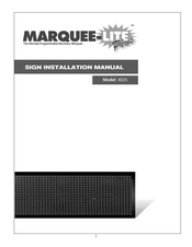 Pro Lite ML+4025 Installation Manual