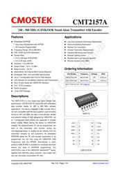 CMOSTEK CMT2157A Manual