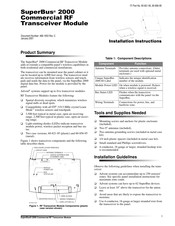 Interlogix SuperBus 2000 Installation Instructions Manual