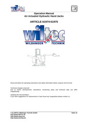 WilTec 61975 Operation Manual