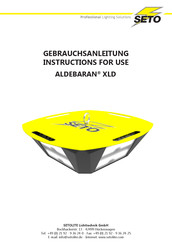 Seto Aldebaran XLD Instructions For Use Manual