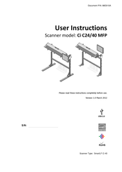 Colortrac SmartLF Ci C40 MFP User Instructions