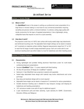Elite Screens Q150V1 Product White Paper