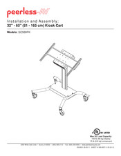 peerless-AV SC560FK Installation And Assembly Manual