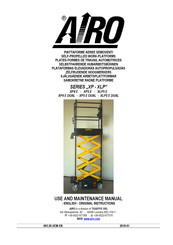 Airo XP Series Use And Maintenance Manual