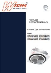Western Airconditioning SCVH36A-A1NA I User And Installation Manual