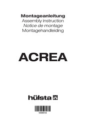 Hülsta ACREA Assembly Instruction Manual