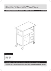HOME RETAIL GROUP 842/8976 Assembly Instructions Manual