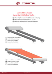 Coartal OPENED EOS Veranda on Ceiling Assembly Instructions Manual