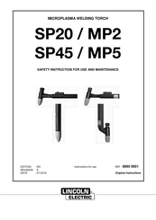 Lincoln Electric SP20/MP2 Series Safety Instruction For Use And Maintenance