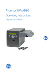 Ge UVis-920 Operating Instructions Manual