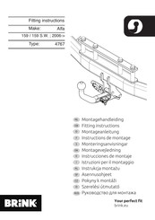Brink 4767 Fitting Instructions Manual