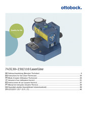 Otto Bock 743L30-230 LaserLine Instructions For Use Manual