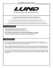 Lund SR2 RUNNING BOARDS Installation Instructions Manual