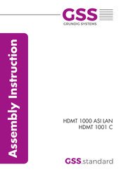 Grundig GSS HDMT 1000 ASI LAN Assembly Instruction Manual
