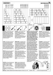 Wiemann 990991 Manual