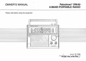 Realistic Patrolman SW-60 Owner's Manual