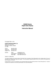evertz 1201DD Instruction Manual