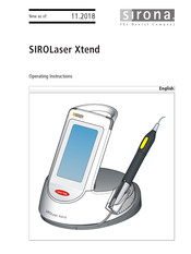 Sirona SIROLaser Xtend Operating Instructions Manual