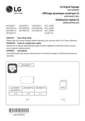 LG LAT240DT1Q Easy Setup Manual