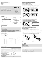 Festo NEBM-M12G4-RS N-LE4 Series Assembly Instructions