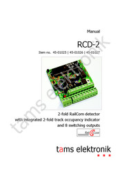 tams elektronik RailCom RCD-2 Manual