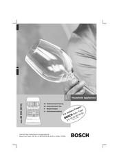 Bosch SGS46A32EU/42 Instructions For Use Manual