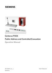 Siemens Cerberus PACE Operation Manual