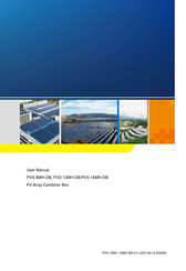 Sungrow PVS-12MH-DB User Manual
