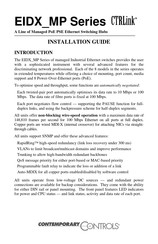 Contemporary Controls CTRLink EIDX MP Series Installation Manual