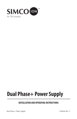 ITW Simco-Ion Dual Phase+ Installation And Operating Instructions Manual