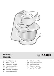 Bosch MUM56Z Series Operating Instructions Manual