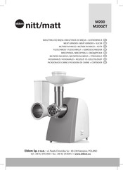 Eldom Matt M200ZT Instruction Manual