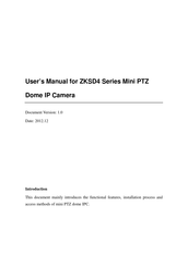 ZKTeco ZKSD4 Series User Manual