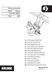 Brink 5087 Fitting Instructions Manual