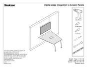 Steelcase media:scape mobile Assembly Instructions Manual