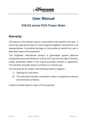 Kingfisher KI6102 Series User Manual