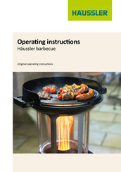 HAUSSLER Barbecue Operating Instructions Manual