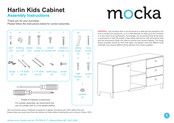Mocka Harlin Kids Cabinet Assembly Instructions Manual