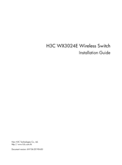 H3C WX3024E Installation Manual