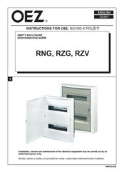 OEZ RNG-2.28 Instructions For Use Manual