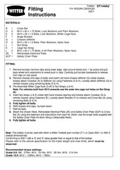 Witter DT144AU Fitting Instructions